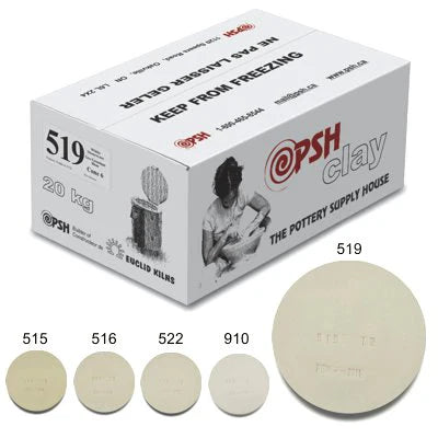 White 519 20kg - Pottery Supply House Clay