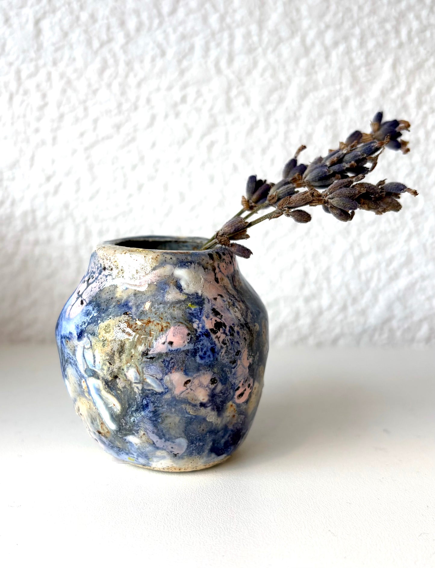 Mini Blue/Purple Pot - Ryan Nesbitt