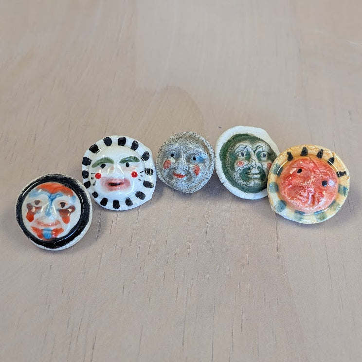 Moon Pins - Mossy Wood Arts