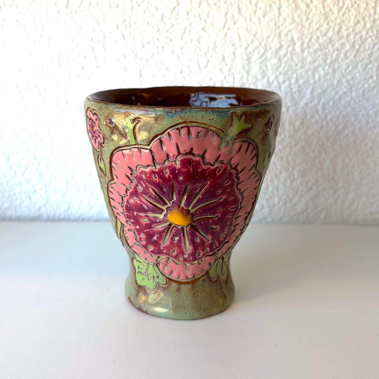 White Poodle Cup - Zoe Pinnell