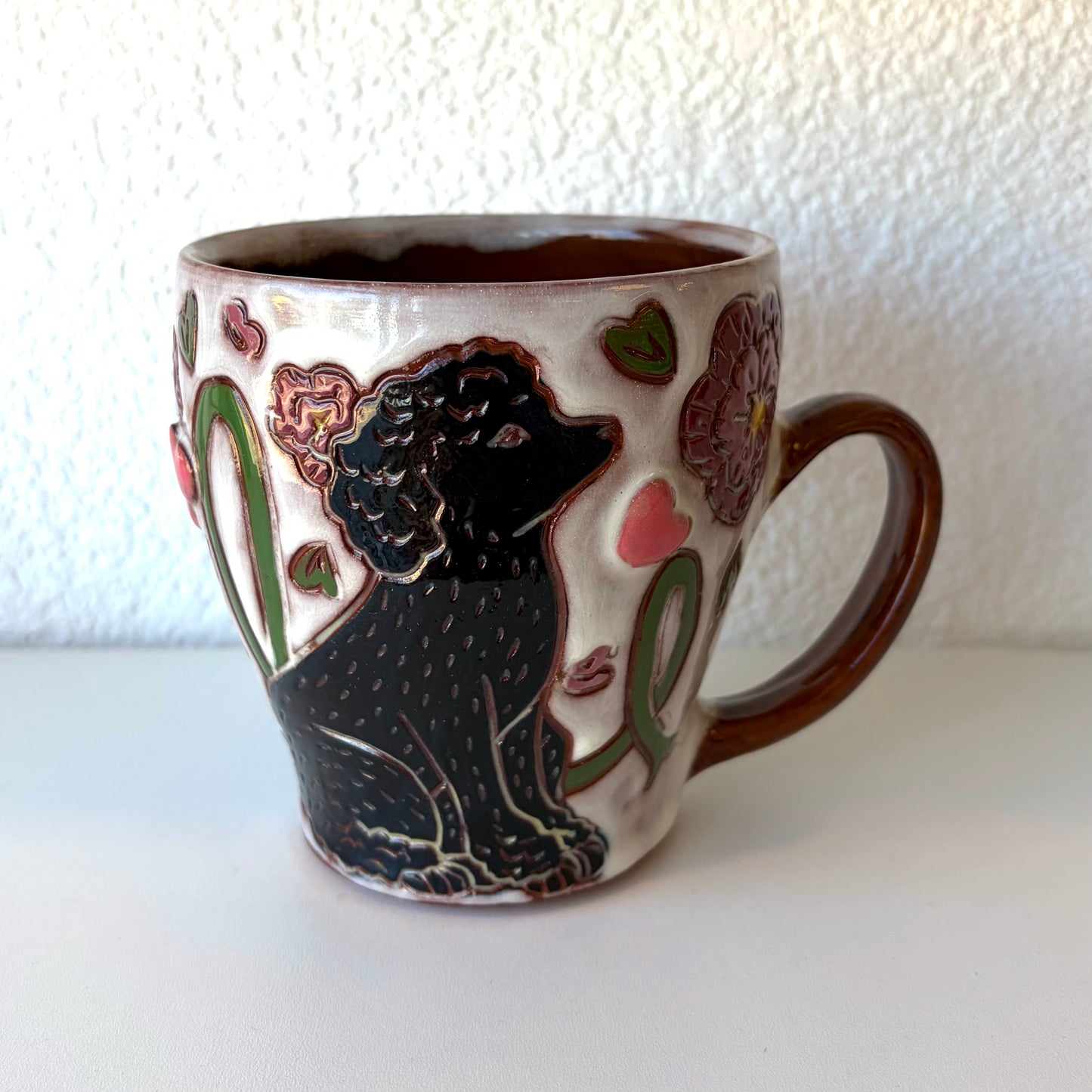 Black Poodle Mug - Zoe Pinnell
