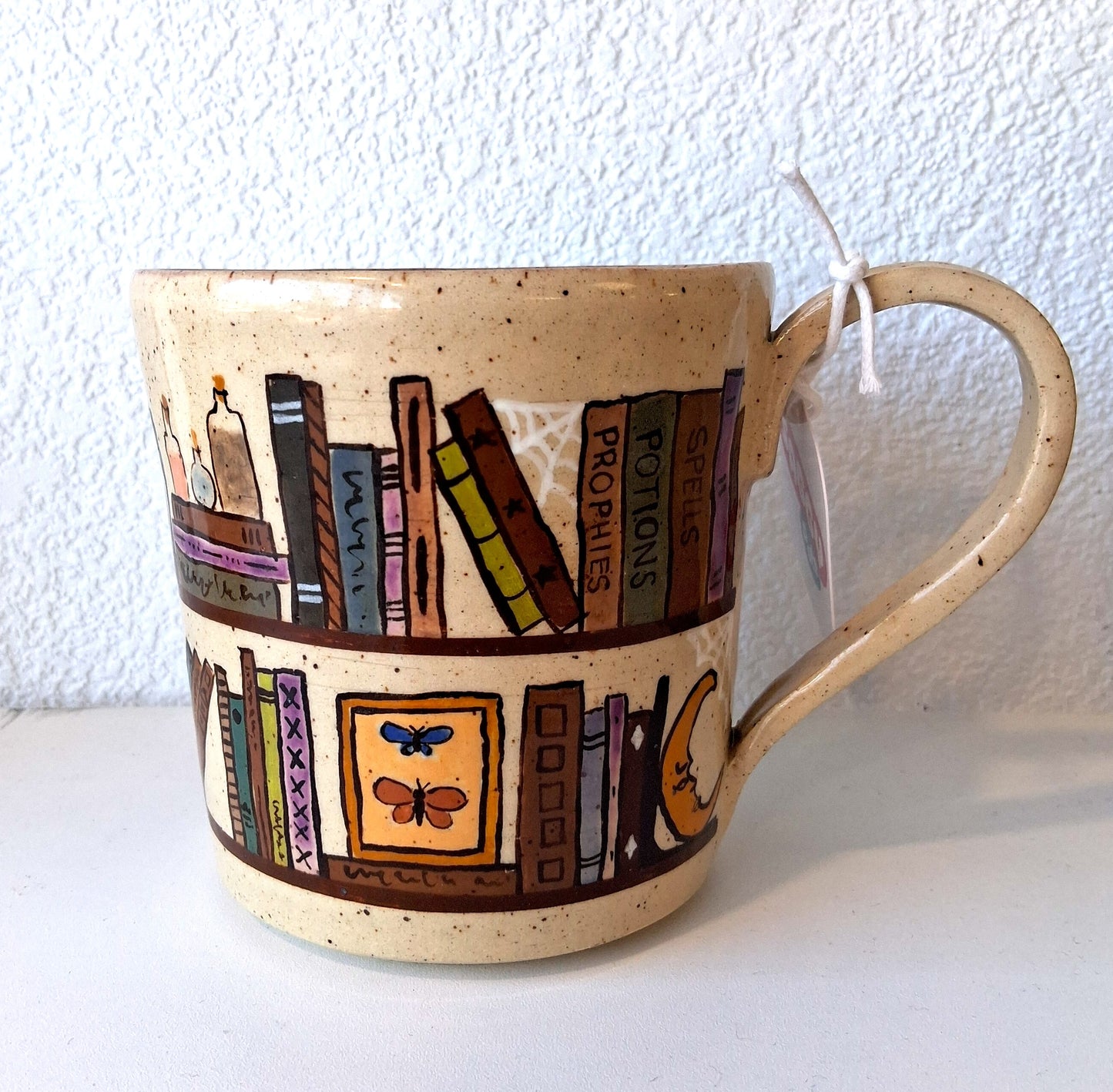 Library Mugs - Opal Interior - Saggy Pots