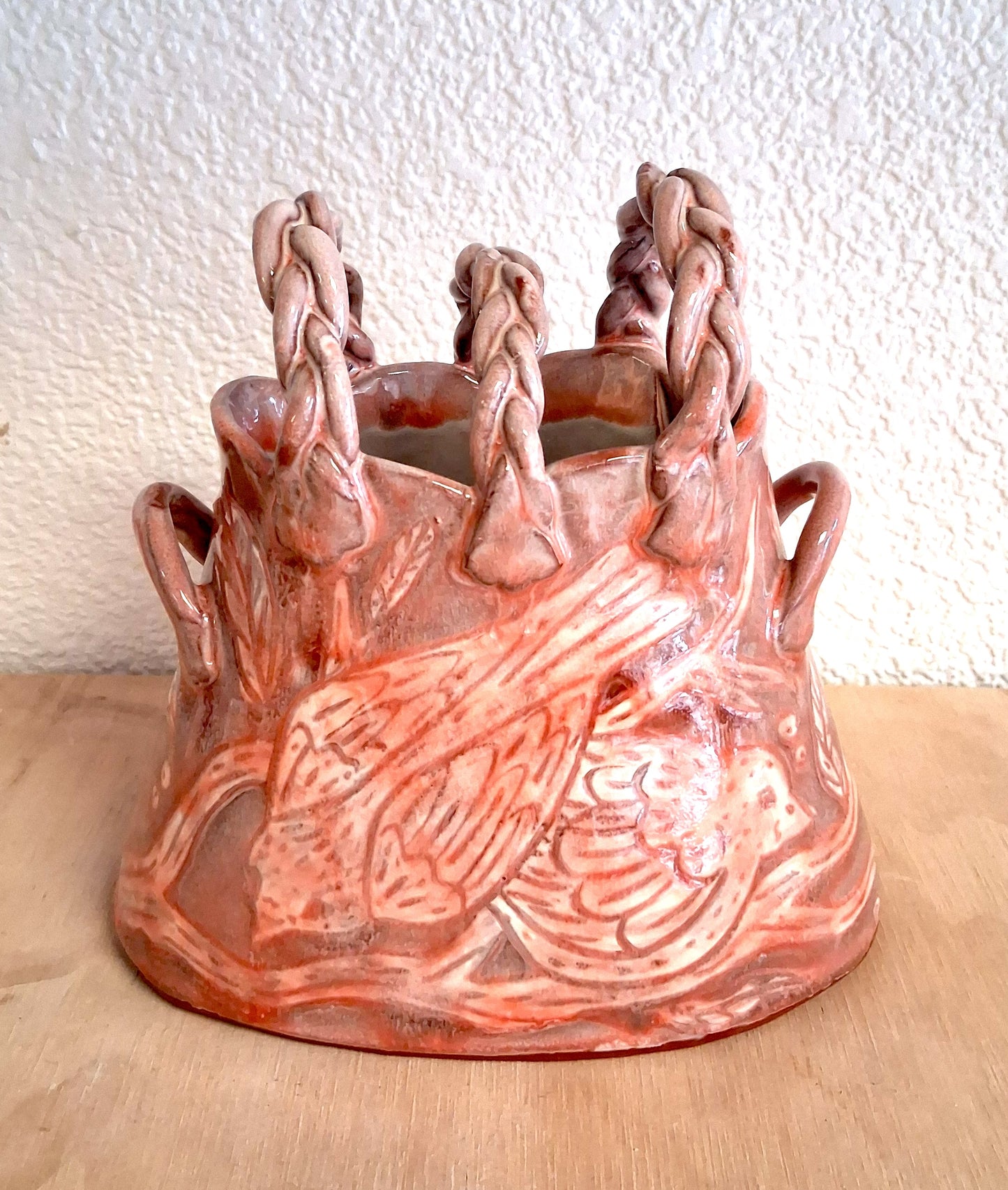 Pink Bird Vase Sm - Zoe Pinnell