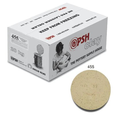 Buff Speckle 455 20kg - Pottery Supply House Clay
