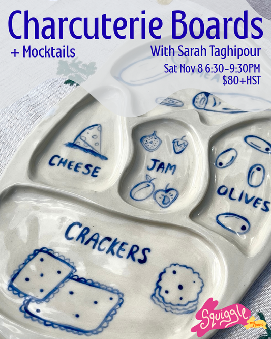Charcuterie Boards + Mocktails- Sat Nov 8- 6:30-9:30PM