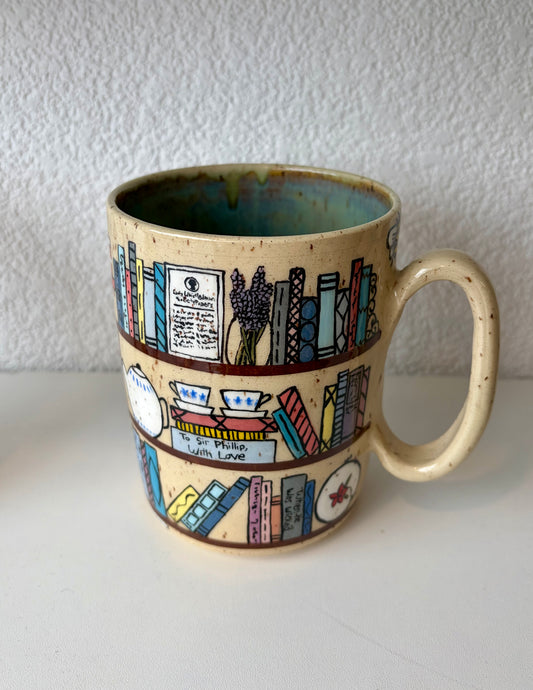 Library Mug- Bridgerton - Saggy Pots