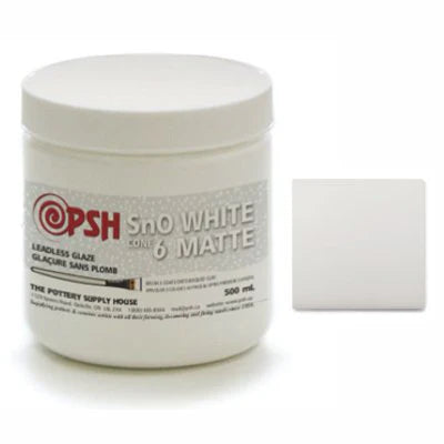 SnO White Matte Glaze