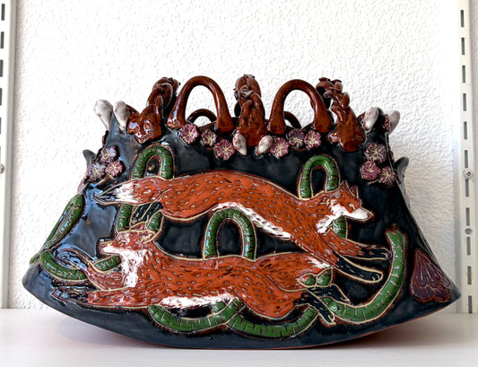 Fox Flower Basket - Zoe Pinnell