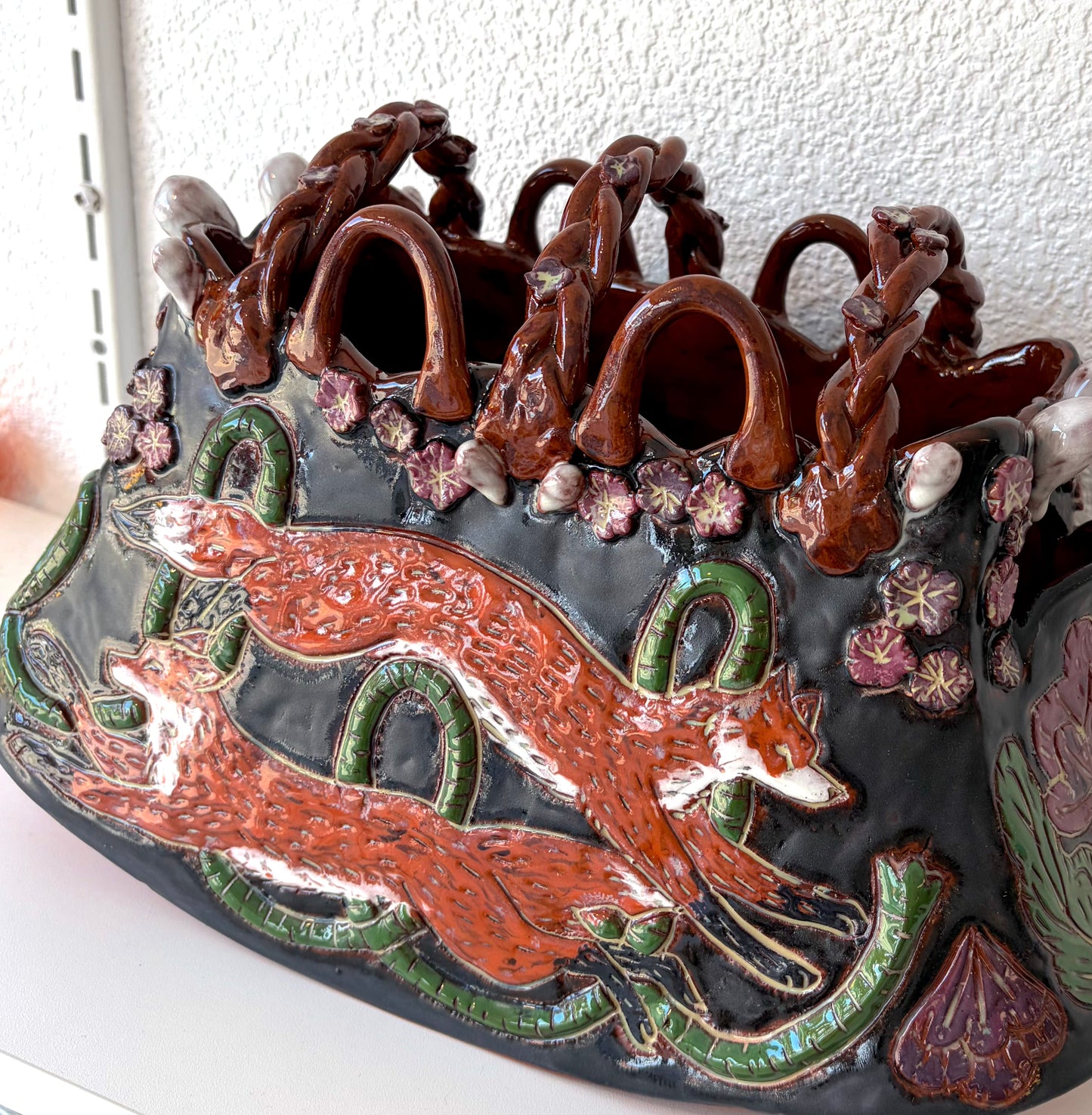 Fox Flower Basket - Zoe Pinnell