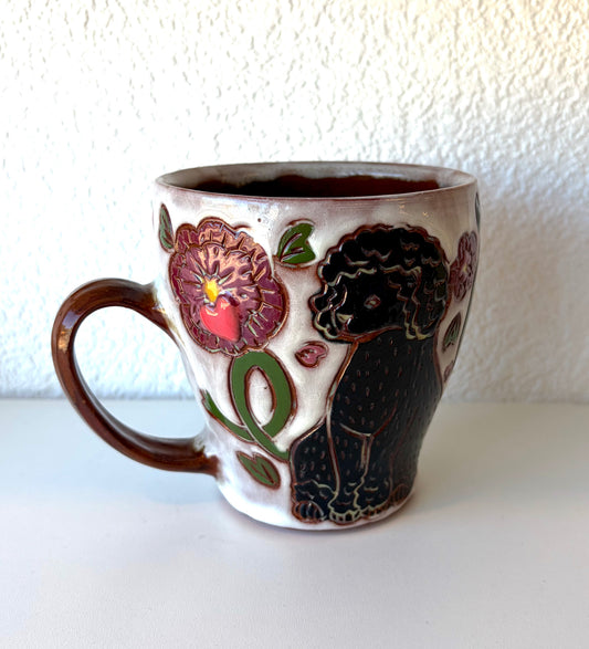 Black Poodle Mug - Zoe Pinnell
