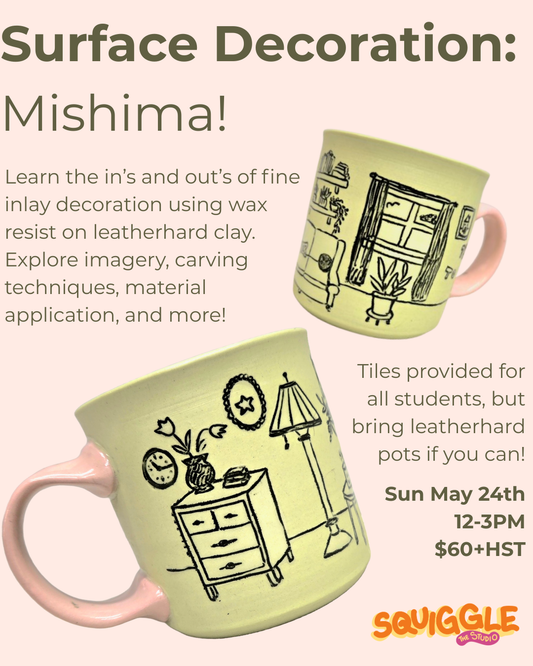 Surface Decoration: Mishima! - Sun May 24 - 12-3PM