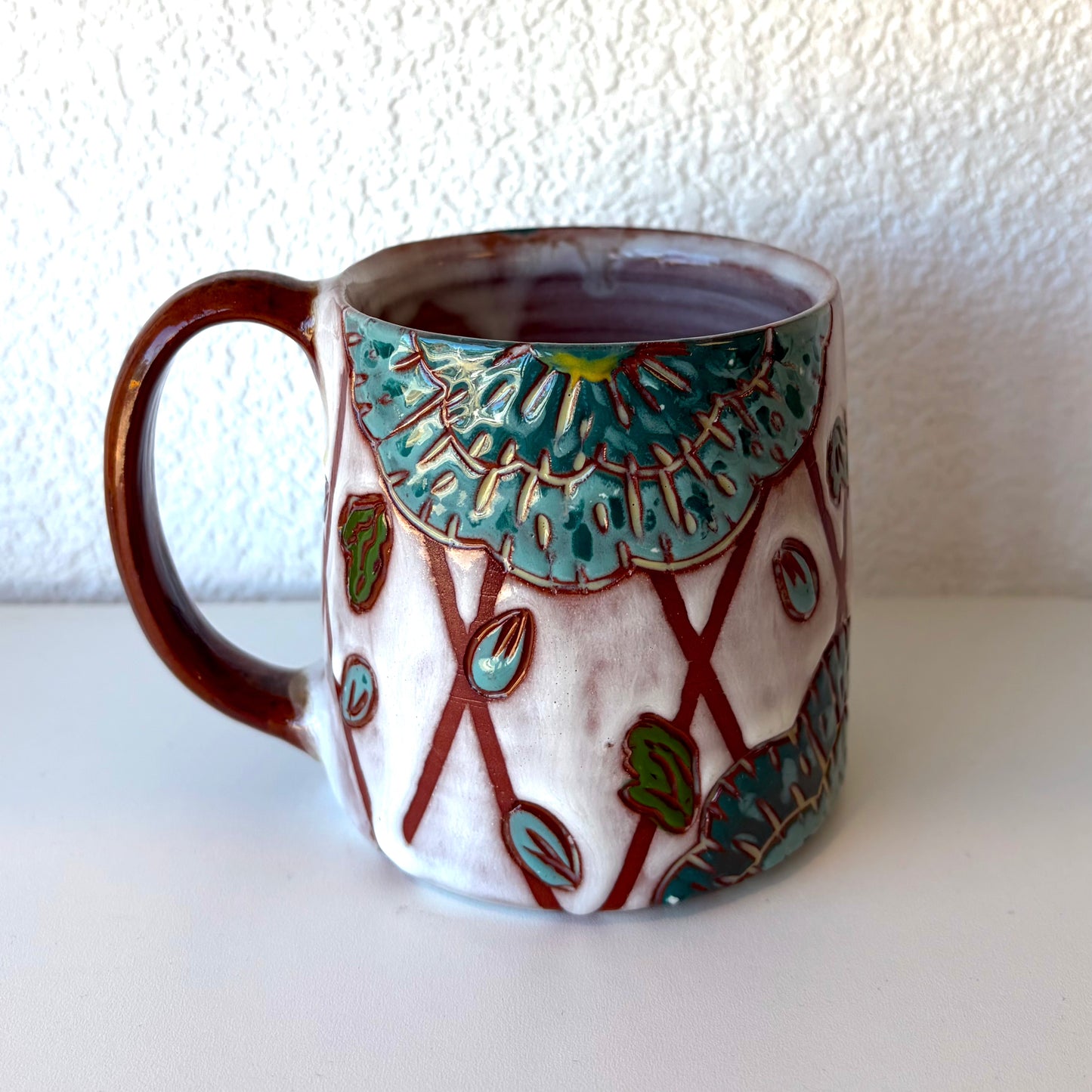 Blue Floral Mug - Zoe Pinnell