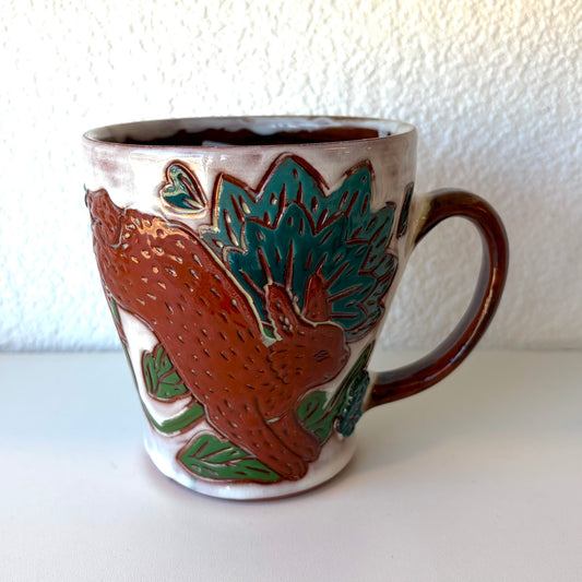 Brown Rabbit Mug - Zoe Pinnell