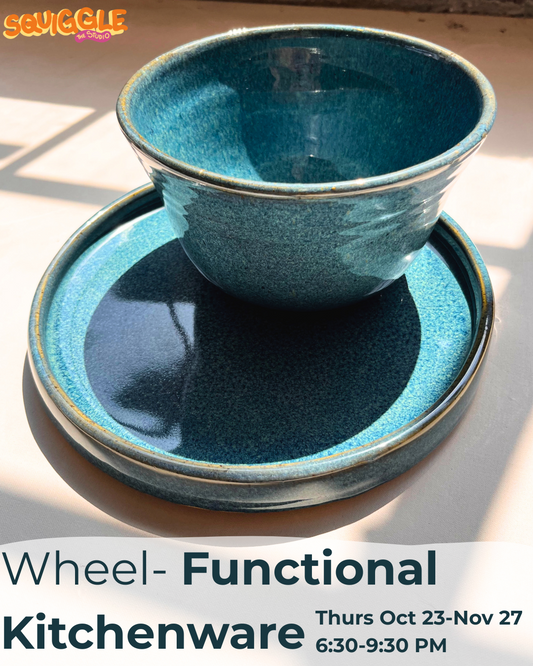6 Week Wheel - Functional Kitchenware - THURS Oct 23-Nov 27 - PM