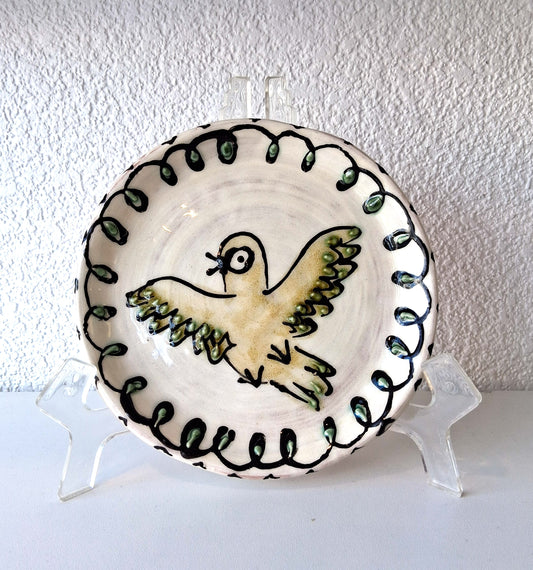 Dessert Plate Bird 1 - Heather Davidson