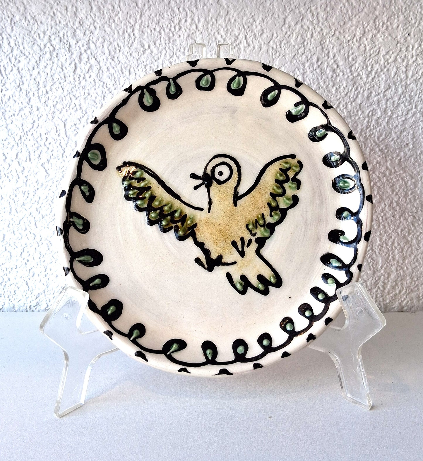 Dessert Plate Bird 2 - Heather Davidson