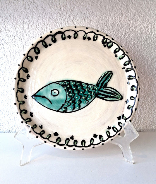Side Plate Fish 1 - Heather Davidson