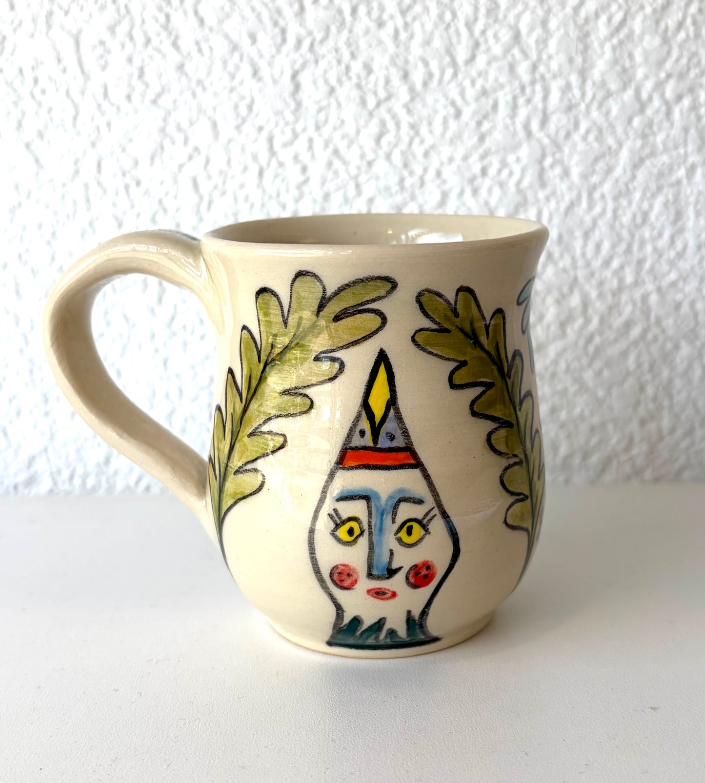 Small Face Mug - Mossy Wood Arts