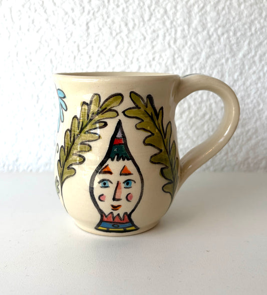 Small Face Mug - Mossy Wood Arts