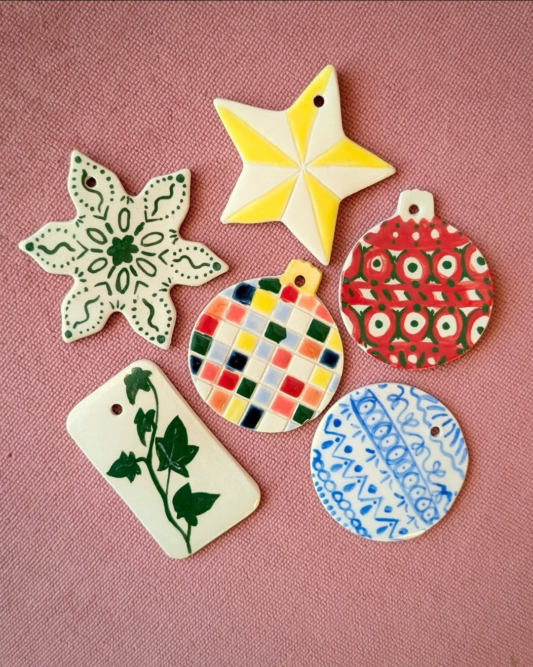 Mosaic x Squiggle - Paint Your Own Ornaments - Dec 7 - 4-6PM