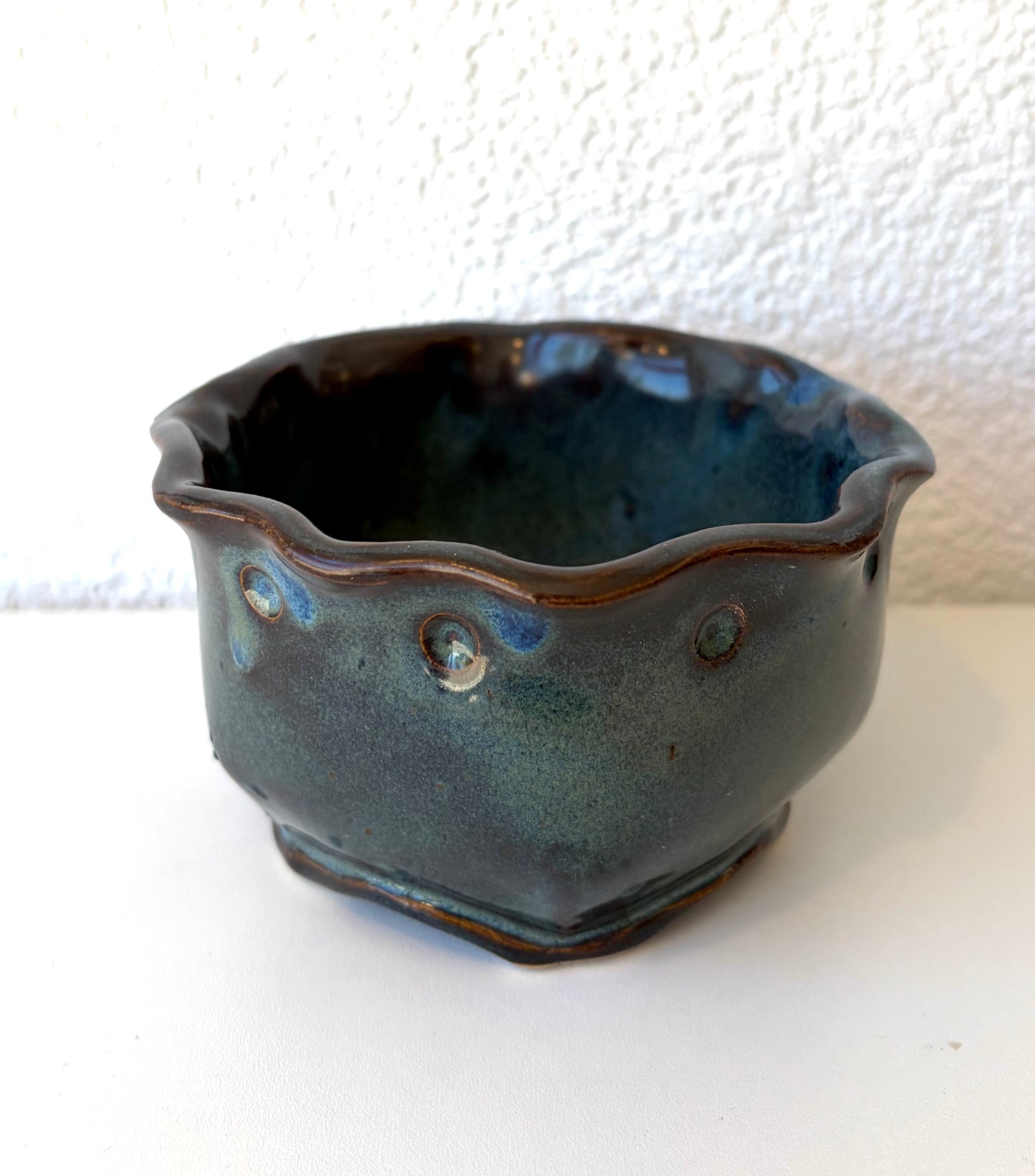 Blue Wavy Bowl - Rochelle