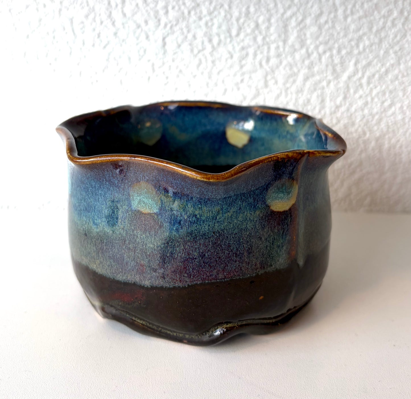 Wavy Bowl (blueish) - Rochelle