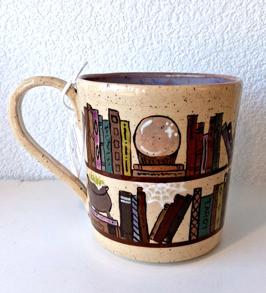 Library Mugs - Opal Interior - Saggy Pots