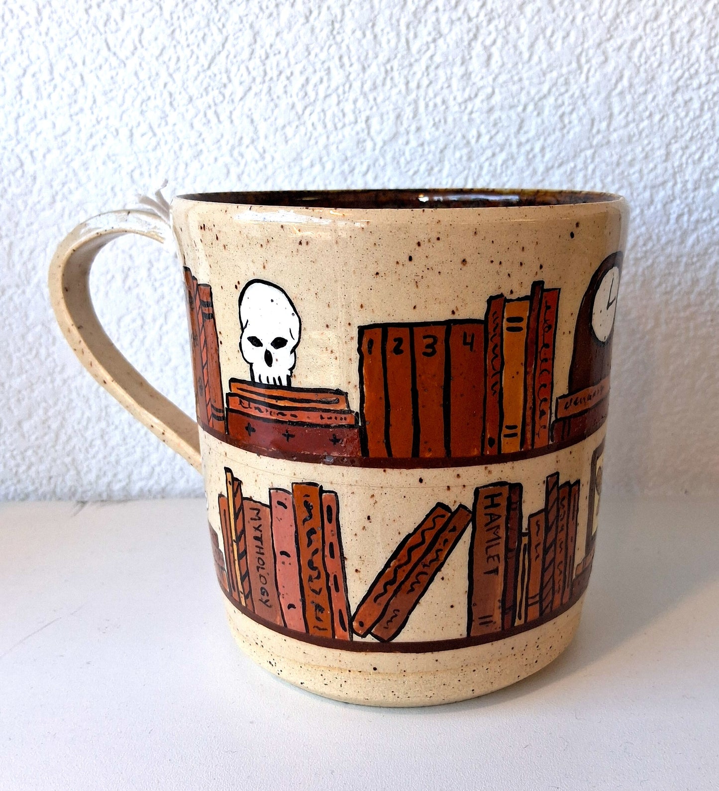Library Mugs - Autumn Interior - Saggy Pots