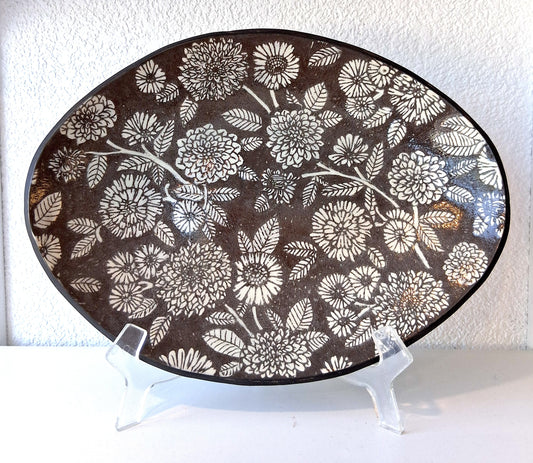 Sgraffito Serving Plate - Tal Shichor