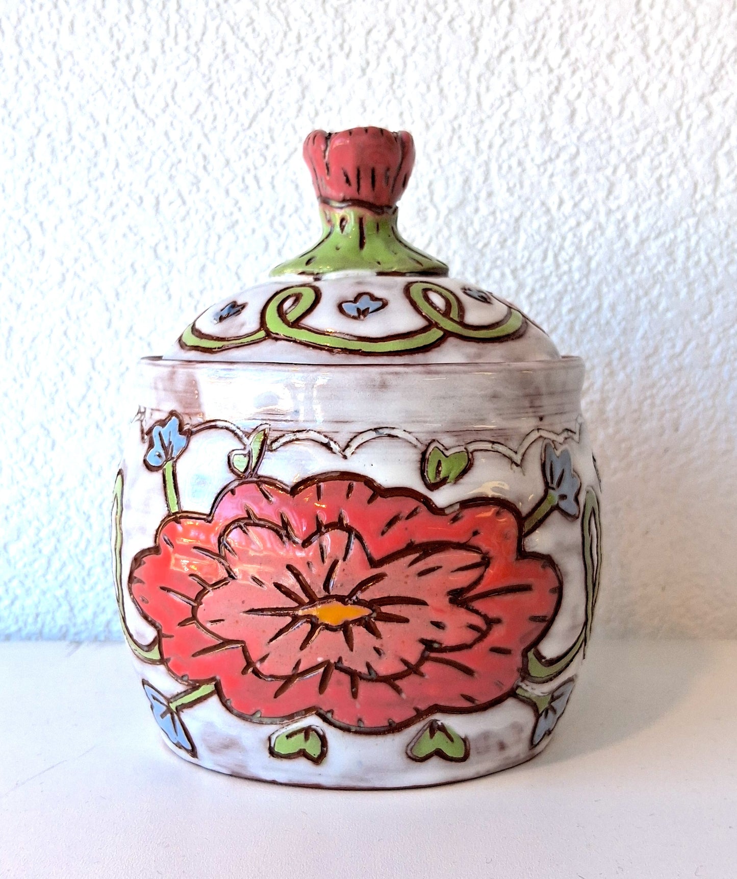 Pink Oval Jar - Zoe Pinnell