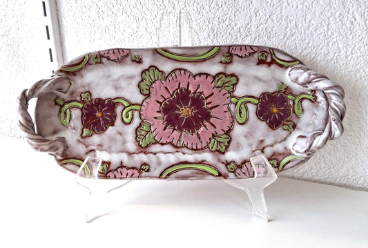 Pink Floral Tray- Zoe Pinnell