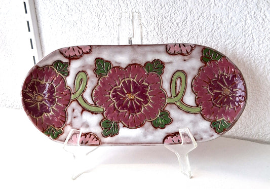 Pink Floral Tray 2- Zoe Pinnell